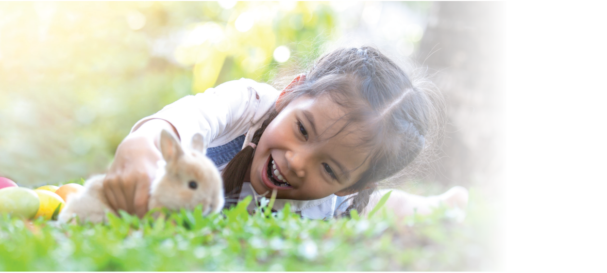 Kids w rabbit